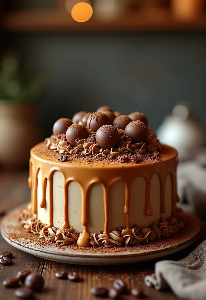 20 Unique Teacher Birthday Cake Ideas to Blow Their Mind (And Palate!) - 11. Coffee Lover’s Cake