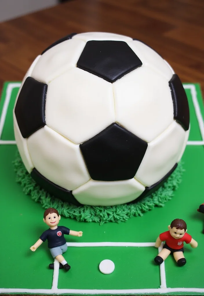 20 Unique Teacher Birthday Cake Ideas to Blow Their Mind (And Palate!) - 13. Fun Sports Cake