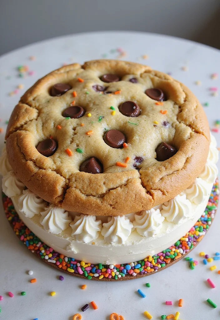 20 Unique Teacher Birthday Cake Ideas to Blow Their Mind (And Palate!) - 14. Cookie Cake