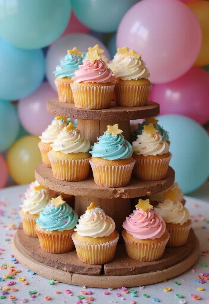 20 Unique Teacher Birthday Cake Ideas to Blow Their Mind (And Palate!) - 15. Layered Cupcake Cake