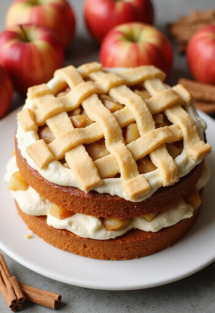 20 Unique Teacher Birthday Cake Ideas to Blow Their Mind (And Palate!) - 2. Apple Pie Cake