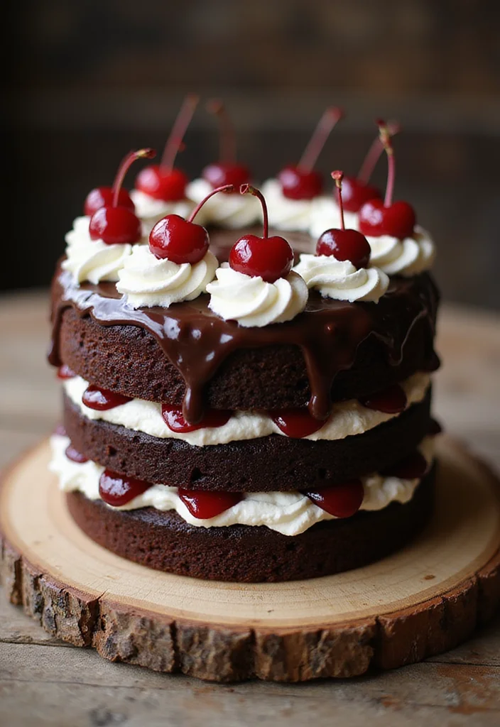 21 Jaw-Dropping Black Forest Cake Designs to Impress Your Friends (Especially #12!) - 1. Classic Elegance