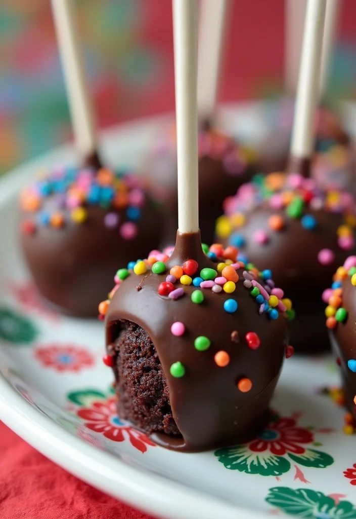 21 Jaw-Dropping Black Forest Cake Designs to Impress Your Friends (Especially #12!) - 18. Black Forest Cake Pops