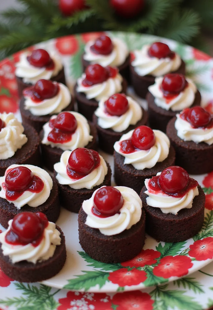 21 Jaw-Dropping Black Forest Cake Designs to Impress Your Friends (Especially #12!) - 8. Mini Black Forest Bites
