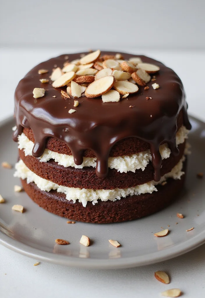 21 Themed 80th Birthday Cakes with Flavors That'll Take You Back in Time (Don't Miss #11!) - 14. Almond Joy Cake