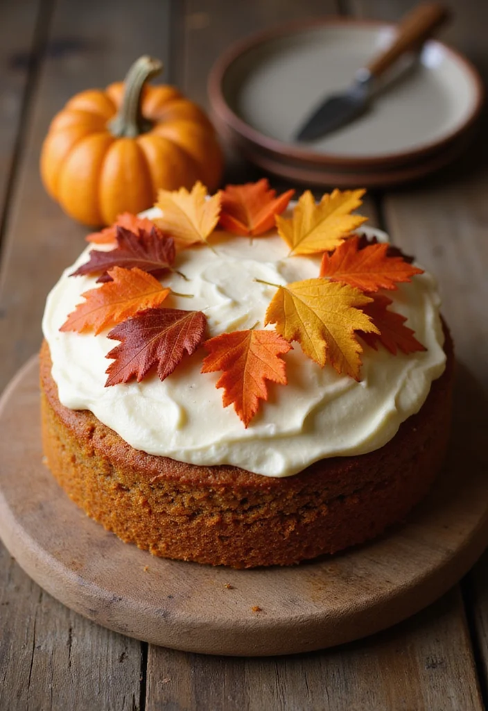 21 Themed 80th Birthday Cakes with Flavors That'll Take You Back in Time (Don't Miss #11!) - 15. Pumpkin Spice Cake