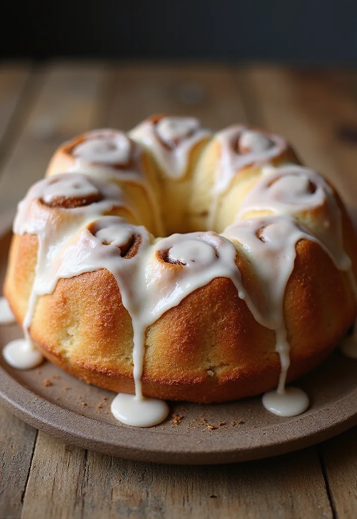 21 Themed 80th Birthday Cakes with Flavors That'll Take You Back in Time (Don't Miss #11!) - 16. Cinnamon Roll Cake