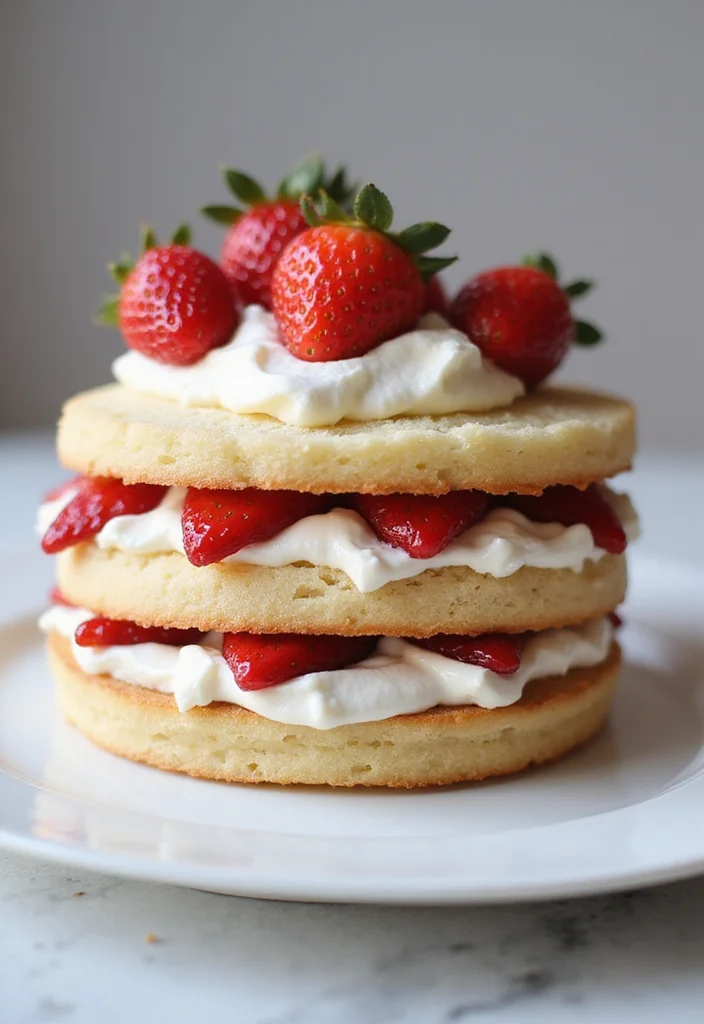 21 Themed 80th Birthday Cakes with Flavors That'll Take You Back in Time (Don't Miss #11!) - 4. Fruitful Memories - Strawberry Shortcake