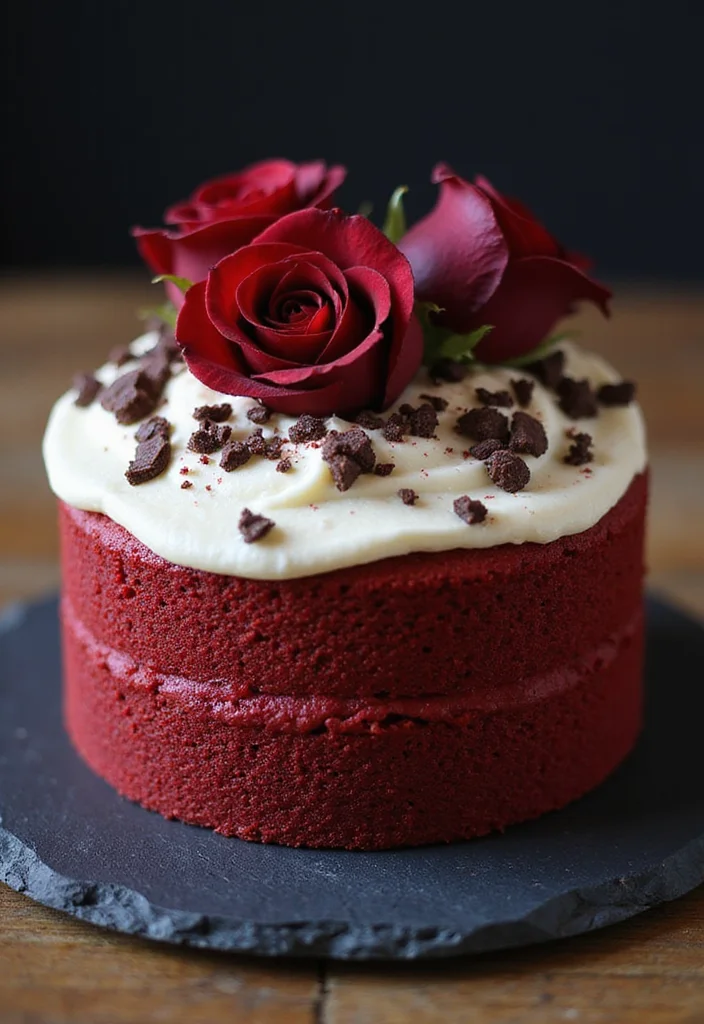 21 Themed 80th Birthday Cakes with Flavors That'll Take You Back in Time (Don't Miss #11!) - 6. Decadent Red Velvet