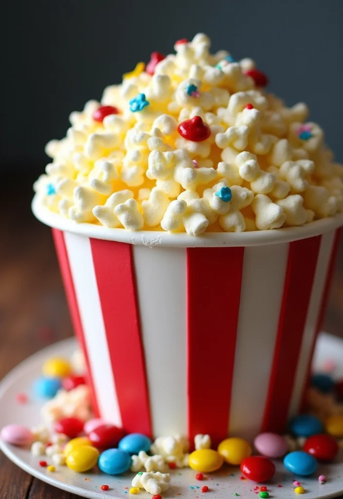 22 Creative and Funny 19th Birthday Cake Ideas to Make Your Party Unforgettable! - 5. The Movie Night Cake