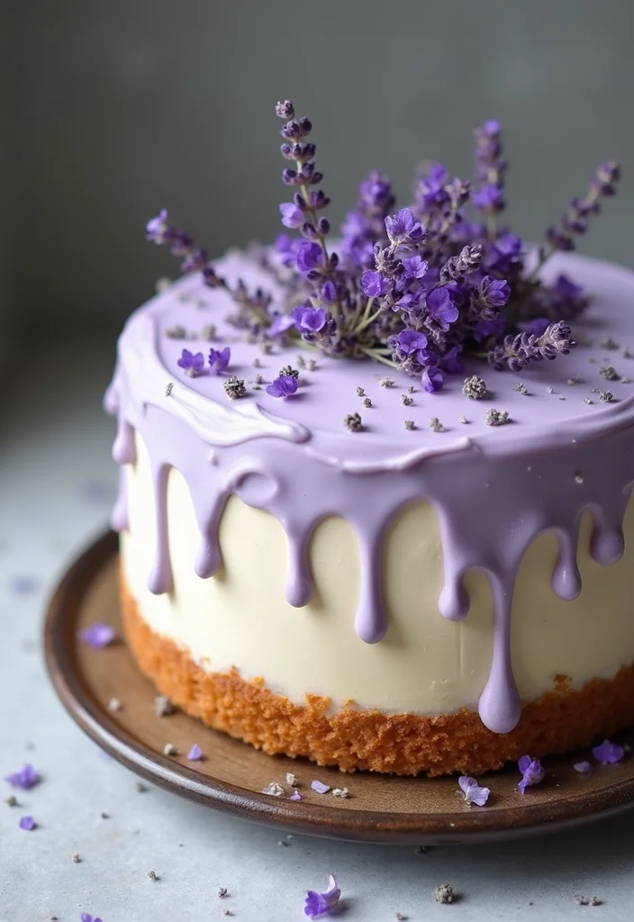 25 Holiday Cake Icing Ideas That Will Make Your Treats Shine (You'll Love #9!) - 25. Lavender Vanilla Frosting