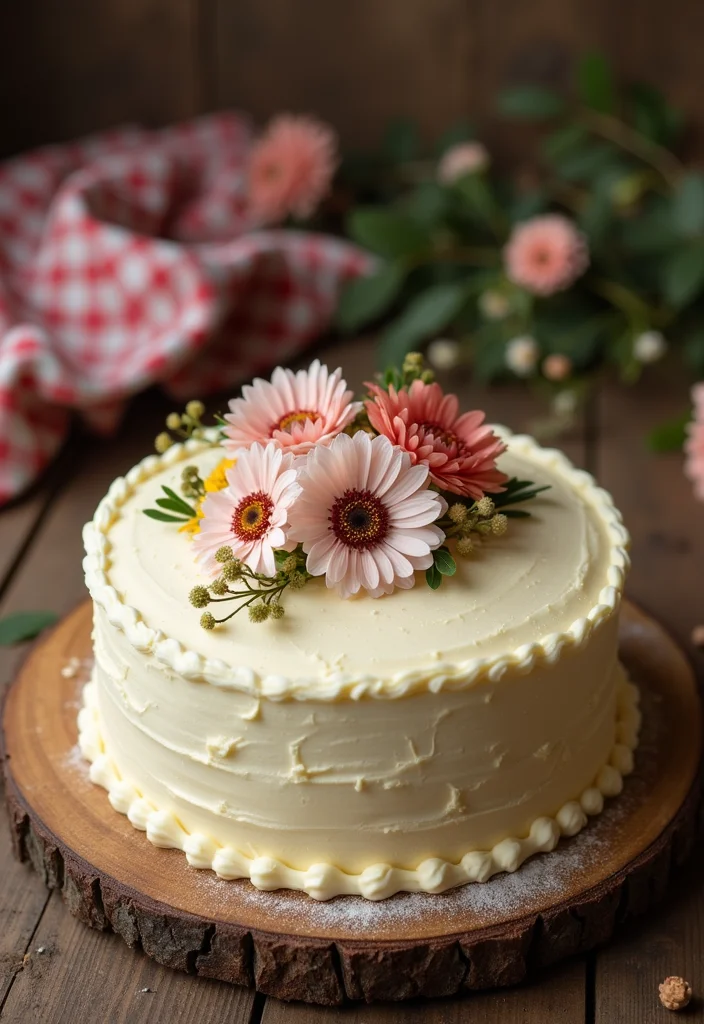 25 Holiday Cake Icing Ideas That Will Make Your Treats Shine (You'll Love #9!) - 6. Vanilla Bean Frosting