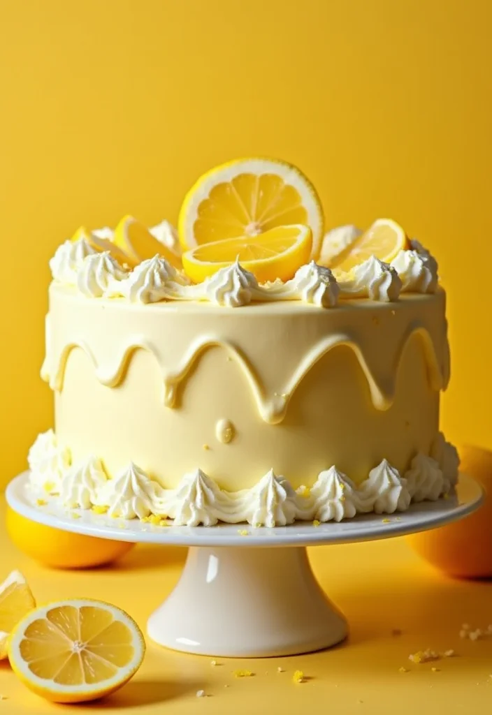 25 Holiday Cake Icing Ideas That Will Make Your Treats Shine (You'll Love #9!) - 8. Citrus Zest Frosting