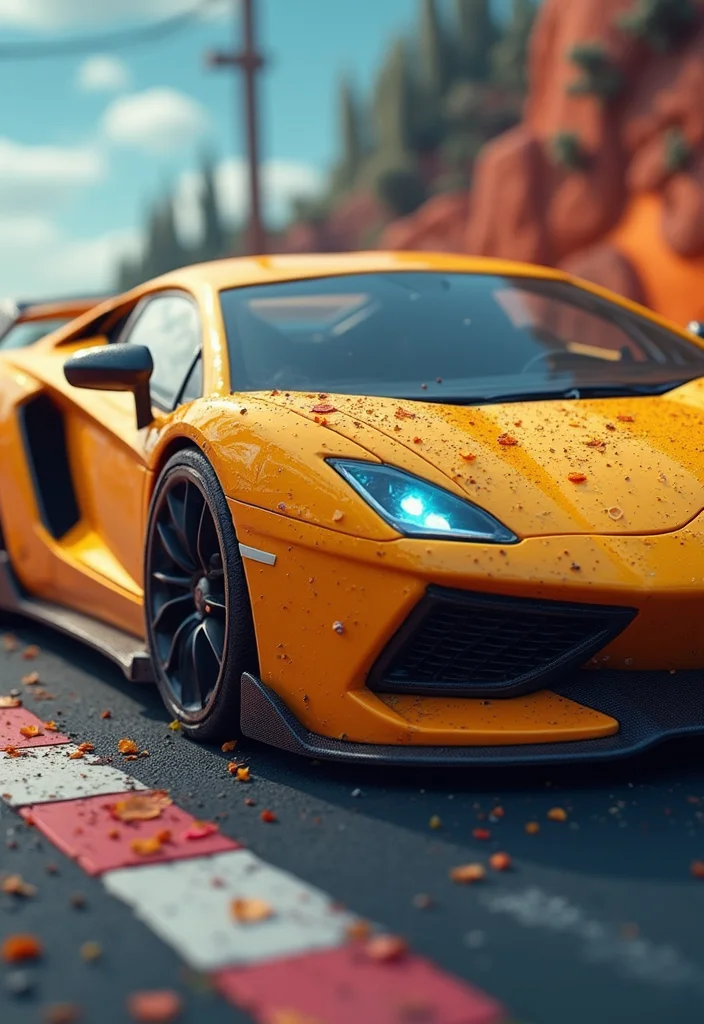 25 Whimsical Cake Ideas for Boys That'll Make Their Day Extra Special! - 11. Sports Car Cake