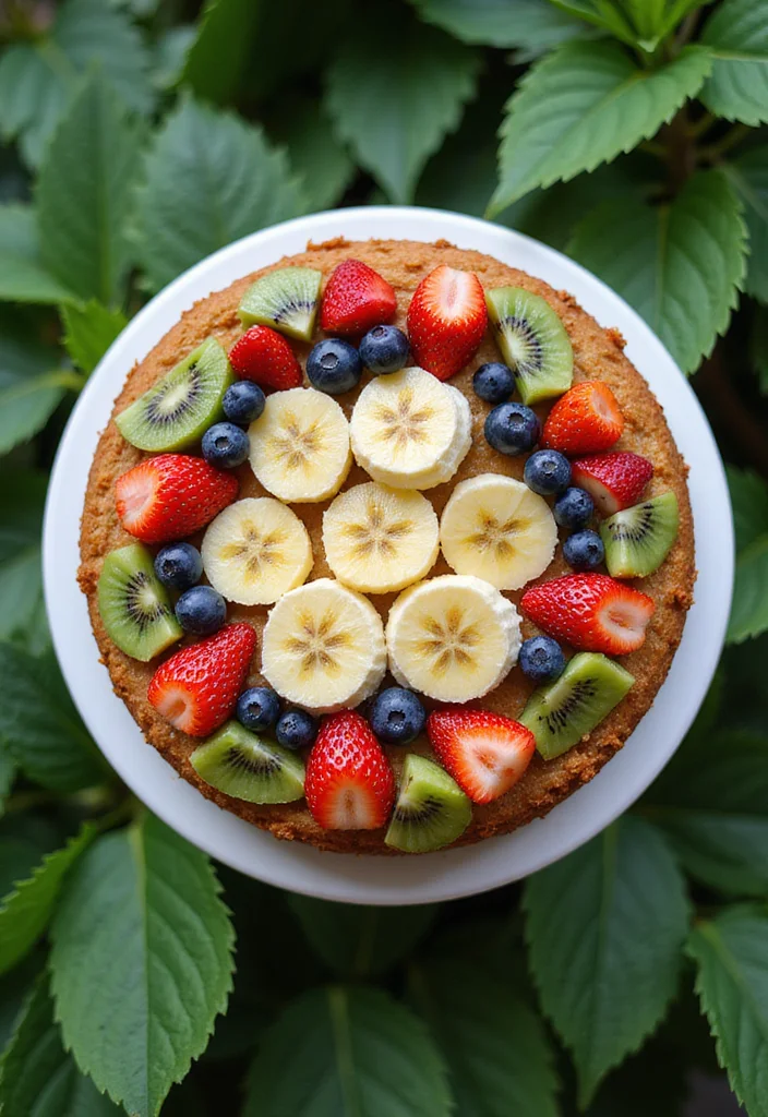 7 Easy Banana Cake Decoration Tips That Will Wow Your Guests! - 1. Fresh Fruit Toppings