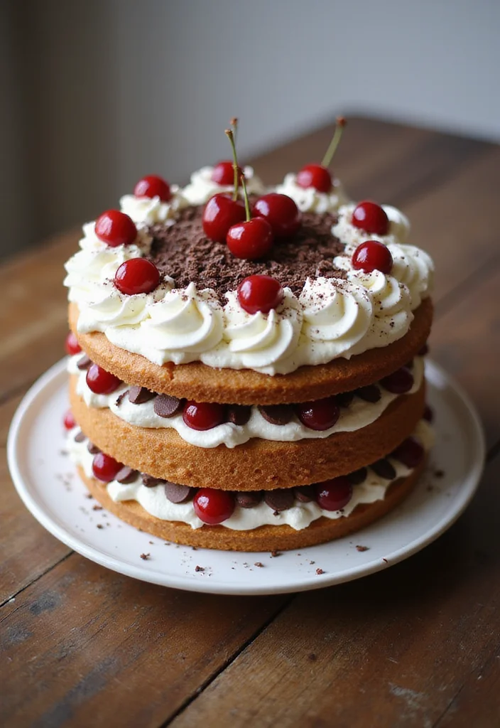 7 Easy White Forest Cake Designs That Will Make You a Baking Pro! - 1. Classic White Forest Elegance