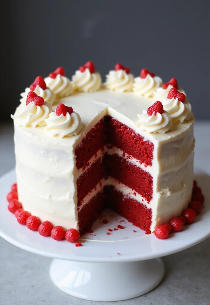 9 Easy 70th Birthday Cake Recipes for Men That You Can Whip Up in No Time! - 4. Rich Red Velvet Cake