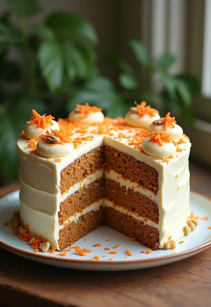 9 Easy 70th Birthday Cake Recipes for Men That You Can Whip Up in No Time! - 6. Grandfather’s Favorite Carrot Cake