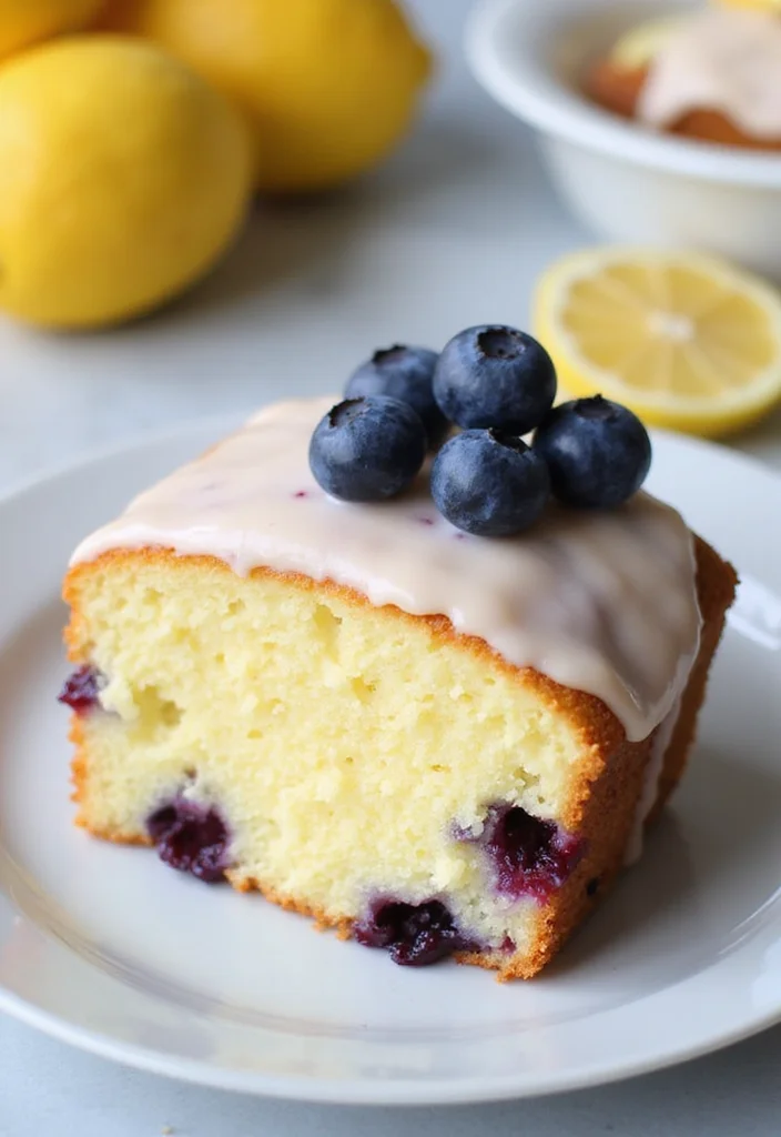 Celebrate Your Baby's Milestone with These 15 Delightful First Tooth Cake Ideas! - 13. Blueberry Lemon Cake