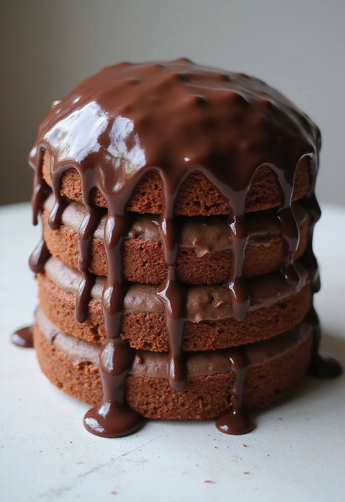 Celebrate Your Baby's Milestone with These 15 Delightful First Tooth Cake Ideas! - 8. Chocolate Drip Cake