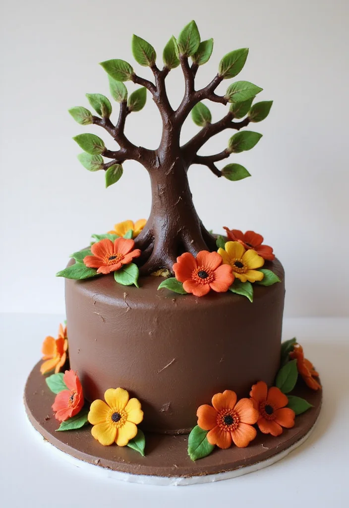 Discover 15 Stunning Moana Cake Designs That Will Leave Everyone in Awe! - 13. Moana’s Family Tree Cake