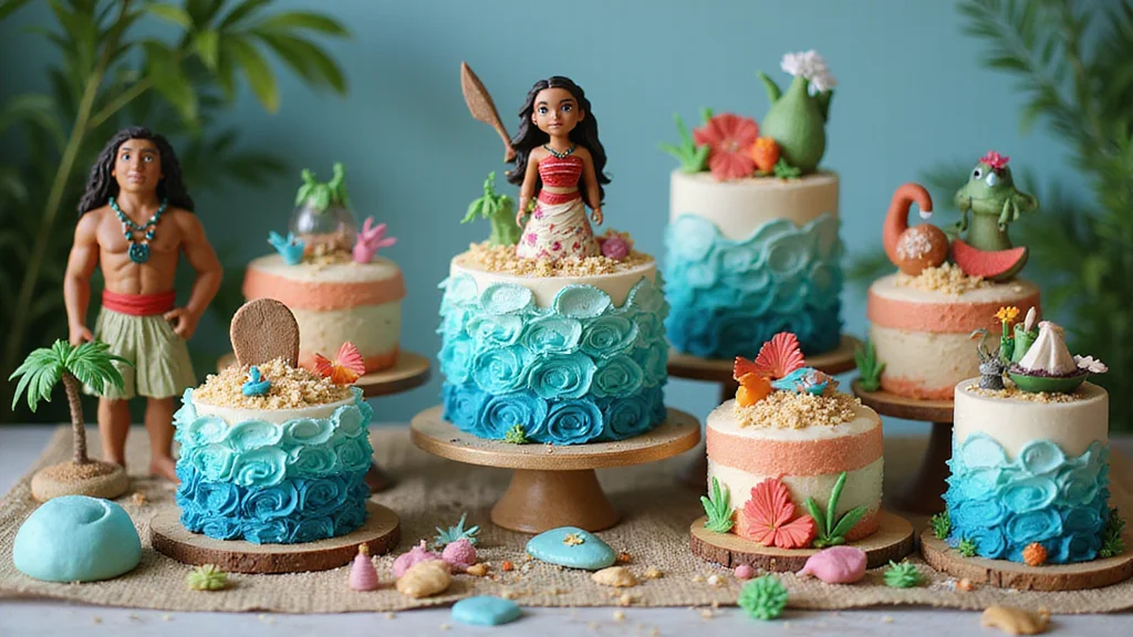 Discover 15 Stunning Moana Cake Designs That Will Leave Everyone in Awe!