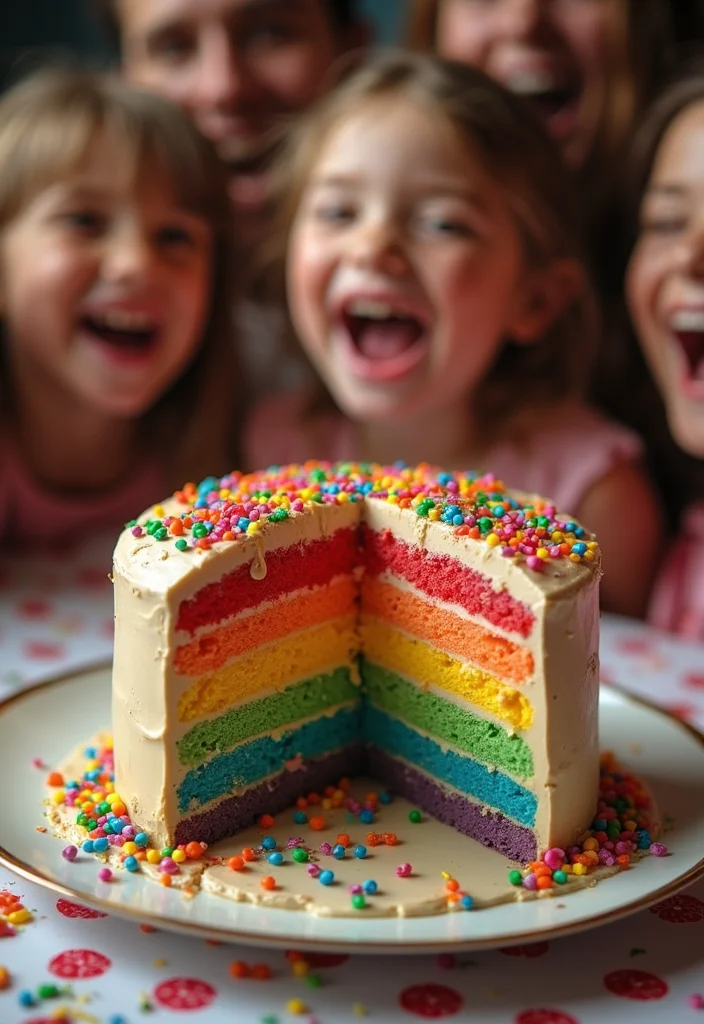 The 10 Funniest Cake Decorating Stories You'll Ever Read (Grab Some Tissue!) - 8. The Colorful Cake That Went All Wrong