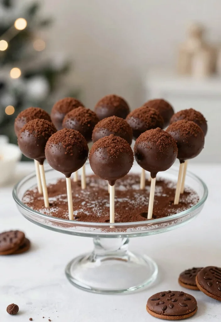 15 Cake Pops Rezepte Ideen Einfach Und Lecker - 2. Schokoladen-Cookie-Cake Pops 1