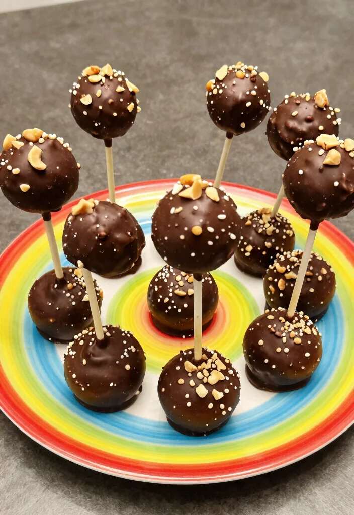15 Cake Pops Rezepte Ideen Einfach Und Lecker - 5. Erdnussbutter-Schokoladen-Cake Pops 1