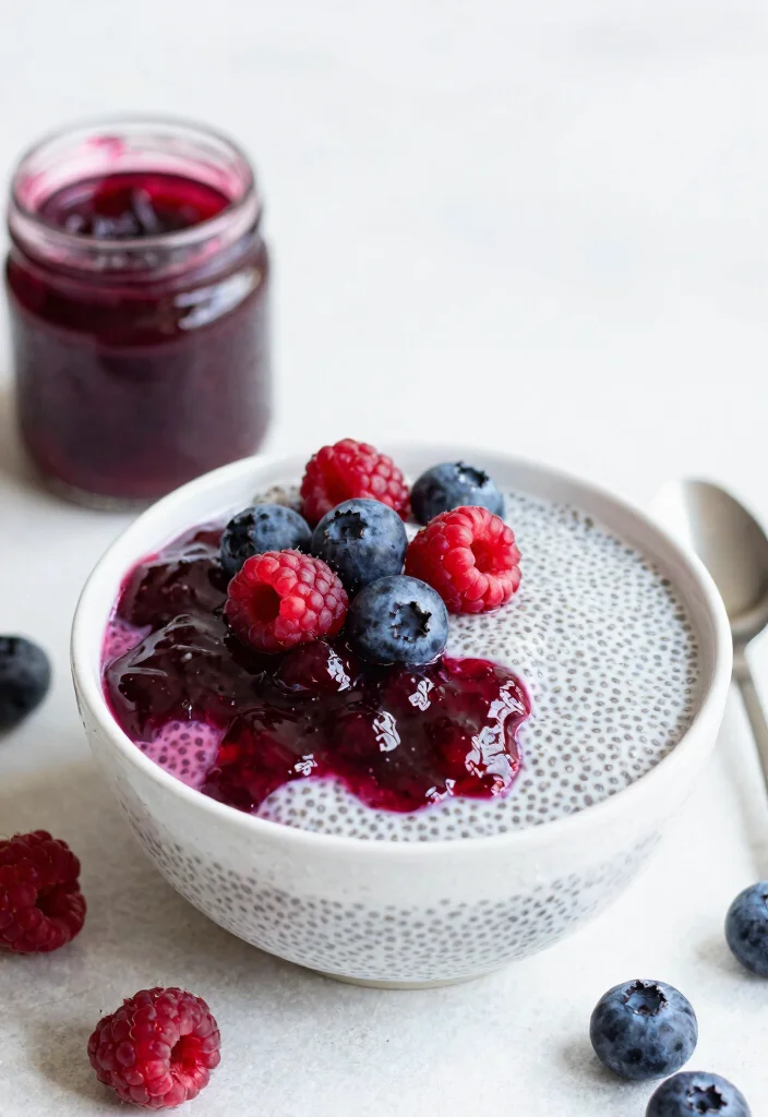 15 Chia Pudding Recette Ideas: Simple Healthy Bowls - 13. Berry Chia Jam Pudding 1