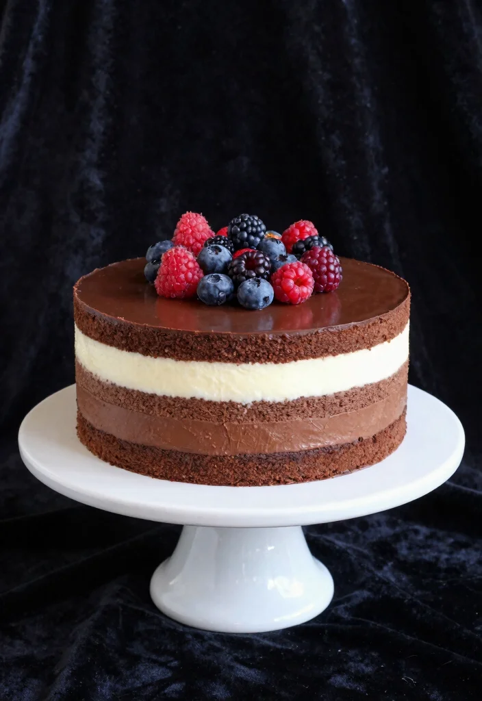 15 Chocolate Mousse Cake Design Ideas: Elegant Airy Style - 15. Signature Chocolate Mousse Cake 1