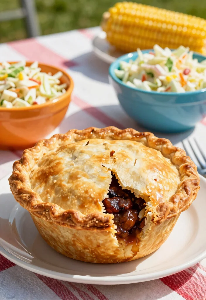15 Hamburger Pot Pie Ideas: Savory Comfort Bake - 5. BBQ Hamburger Pot Pie 1