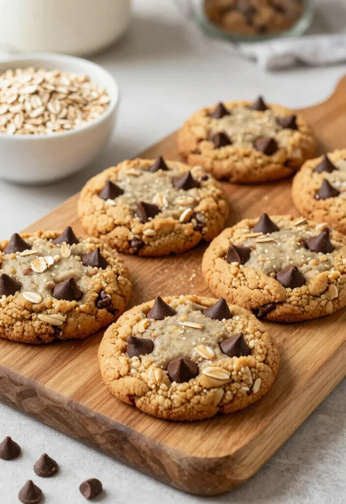 15 Irresistible Vanilla Pudding Chocolate Chip Cookie Ideas - 6. Oatmeal Vanilla Pudding Chocolate Chip Cookies 1