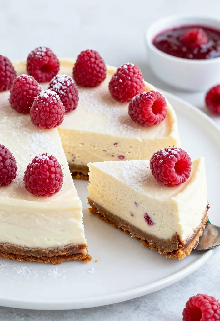 15 Ricotta Cheesecake Recipes: Light Italian Style Cakes - 11. Raspberry Ricotta Cheesecake 1