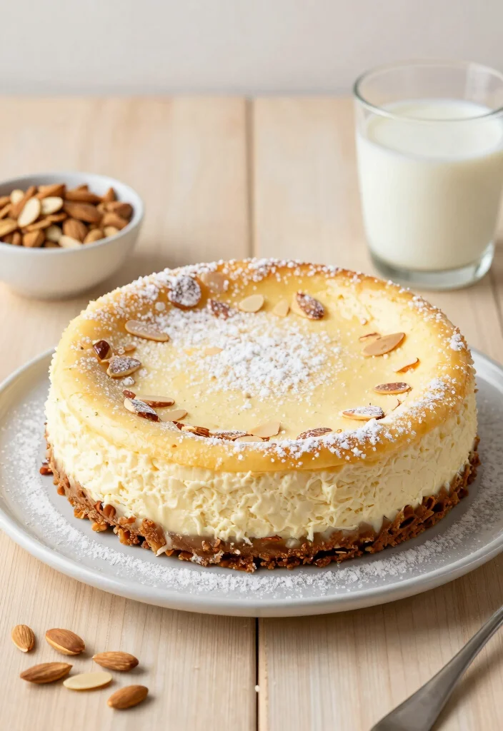 15 Ricotta Cheesecake Recipes: Light Italian Style Cakes - 6. Almond Ricotta Cheesecake 1