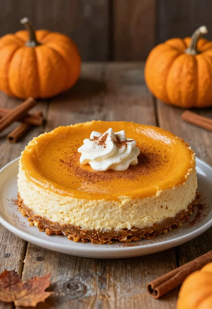 15 Ricotta Cheesecake Recipes: Light Italian Style Cakes - 9. Pumpkin Ricotta Cheesecake 1