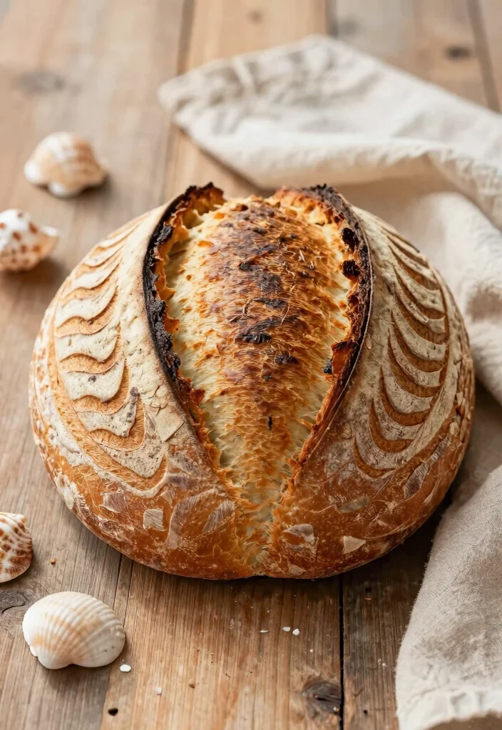 15 Sourdough Bread Art Ideas: Beautiful Scoring Designs - 8. Waves and Curves 1