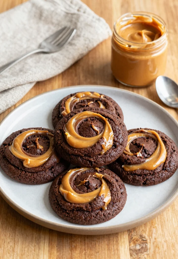 16 Brownie Mix Cookies Boxed Ideas Easy Upgrades - 2. Cookie Butter Swirls 1