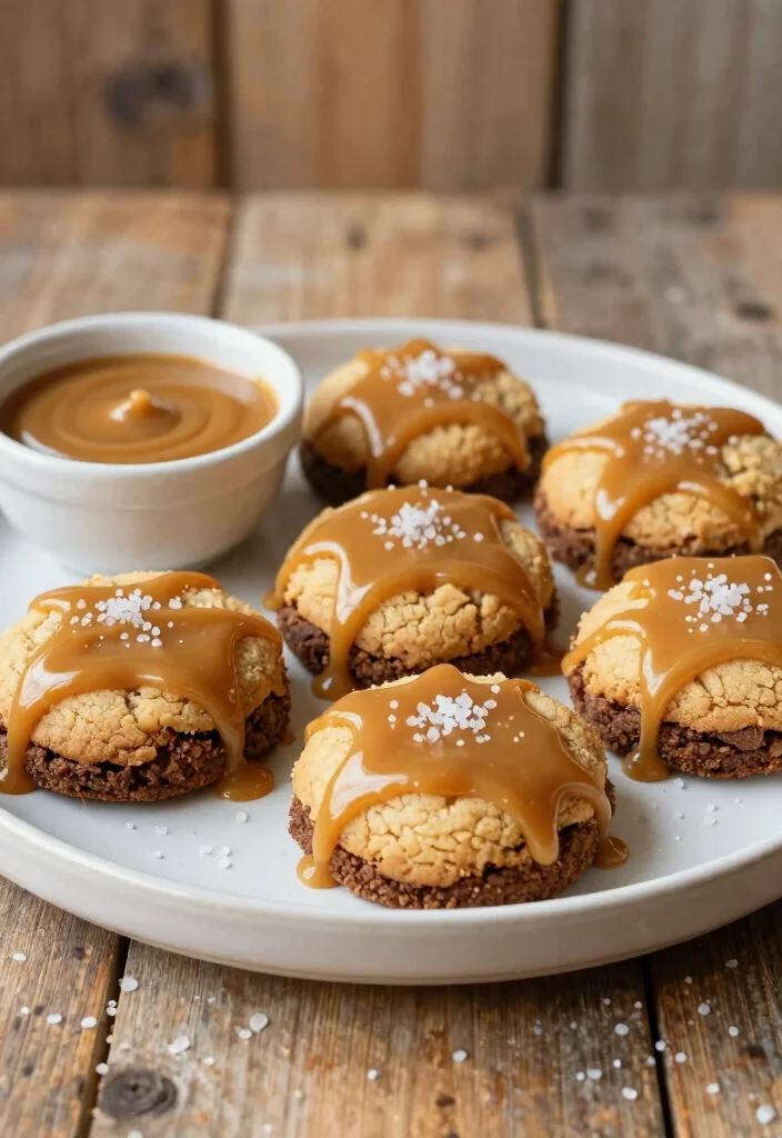 16 Brownie Mix Cookies Boxed Ideas Easy Upgrades - 6. Salted Caramel Bliss 1