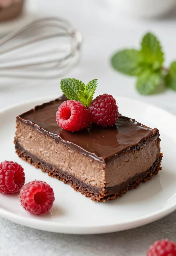 16 Chocolate Cheesecake Bars Ideas: Rich Fudgy Treats - 1. Classic Fudgy Chocolate Cheesecake Bars 1