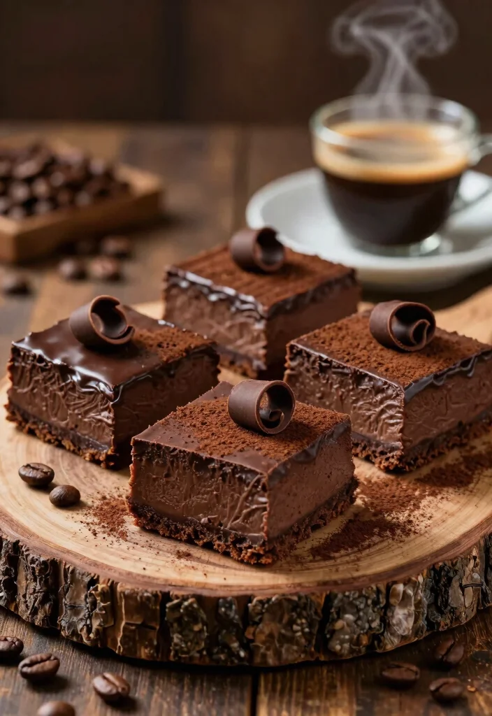 16 Chocolate Cheesecake Bars Ideas: Rich Fudgy Treats - 9. Chocolate Espresso Cheesecake Bars 1