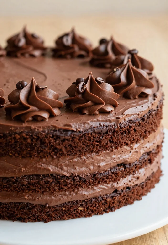 16 Chocolate Frosting for Cake Ideas for a Smooth, Rich Finish - 10. Mocha Frosting 1