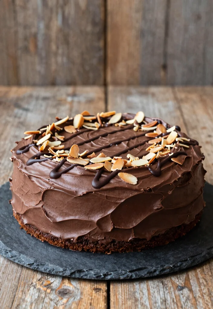 16 Chocolate Frosting for Cake Ideas for a Smooth, Rich Finish - 14. Chocolate Almond Frosting 1