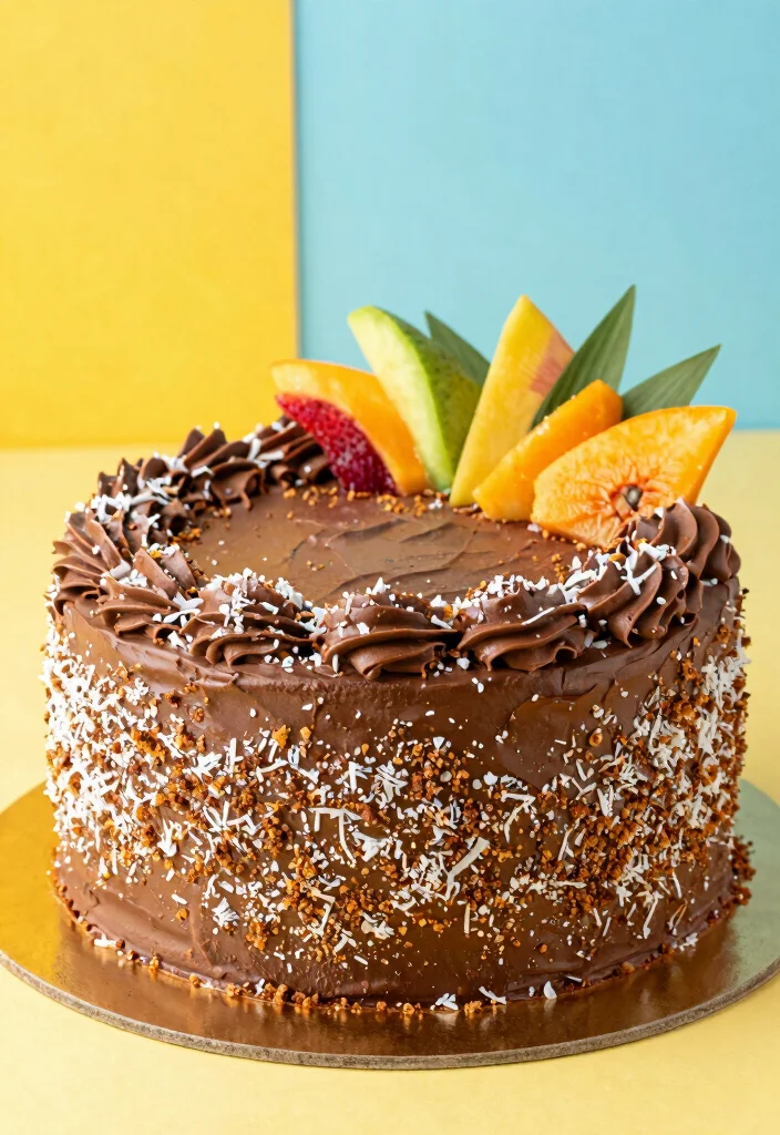 16 Chocolate Frosting for Cake Ideas for a Smooth, Rich Finish - 15. Chocolate Coconut Frosting 1
