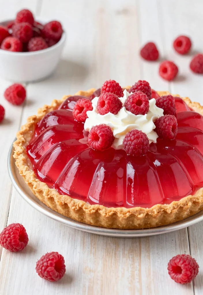 16 Jello Pudding Pie Recipes: Creamy No-Bake Treats - 10. Raspberry Jello Pudding Pie 1