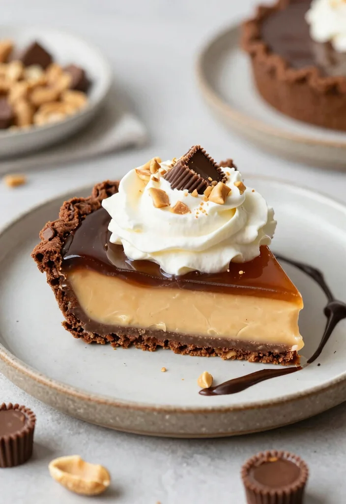 16 Jello Pudding Pie Recipes: Creamy No-Bake Treats - 9. Peanut Butter Cup Jello Pudding Pie 1