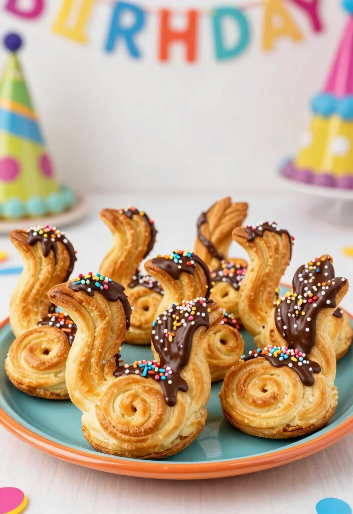 16 Lion Birthday Cake Ideas for a Cute Wild Celebration - 10. Lion Tail Pastry 1