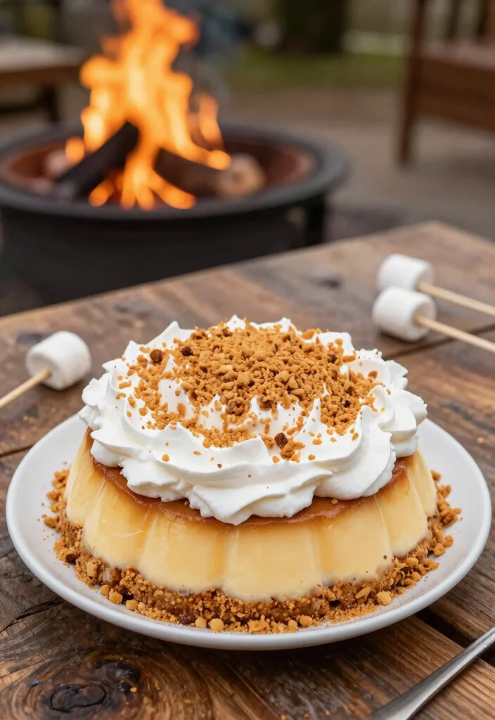 16 Pudding Poke Cake Ideas: Moist Easy Desserts - 13. S'mores Pudding Poke Cake 1