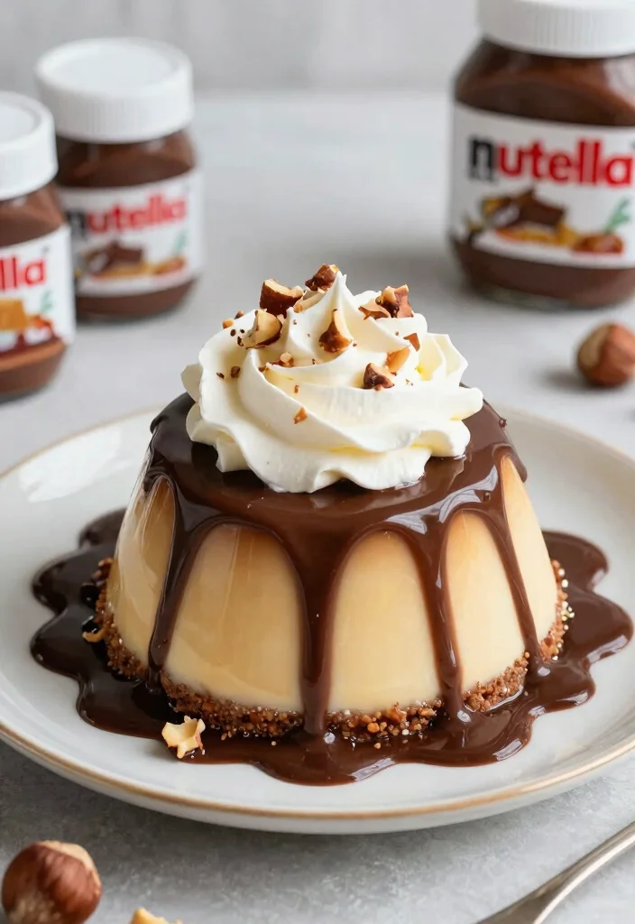 16 Pudding Poke Cake Ideas: Moist Easy Desserts - 14. Nutella Pudding Poke Cake 1