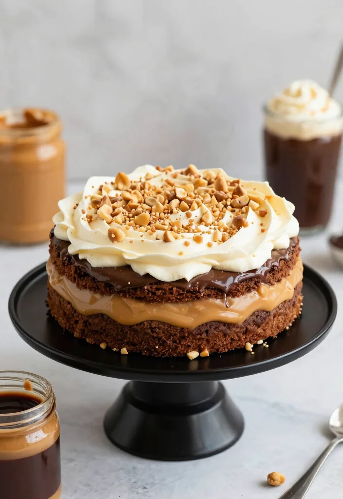 16 Pudding Poke Cake Ideas: Moist Easy Desserts - 5. Peanut Butter Pudding Poke Cake 1